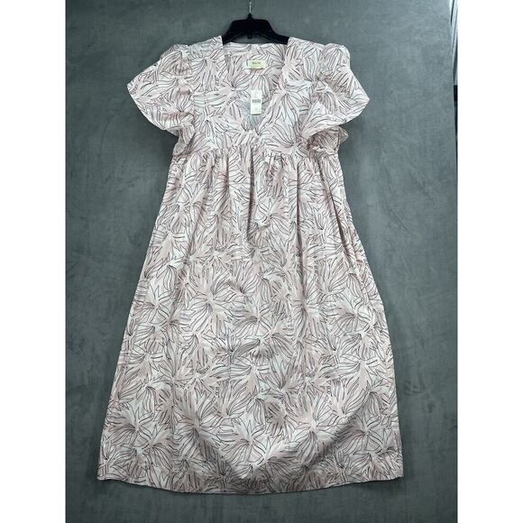 Anthropologie Maeve Printed Flutter Sleeve Dress Size Xsmall - Picture 9 of 15